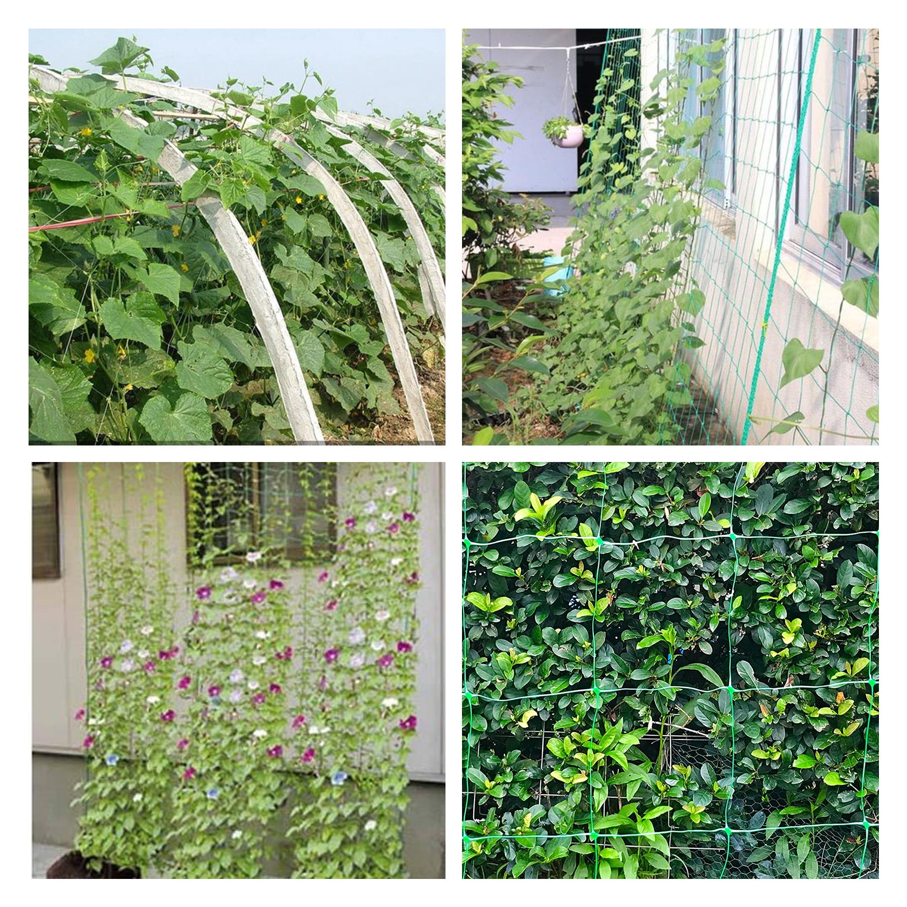 netuera 100 FT Green Plastic Trellis Netting For Climbing Plants