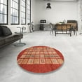 thumbnail image 4 of Ahgly Company Machine Washable Indoor Rectangle Abstract Neon Red Area Rugs, 7' x 10', 4 of 7
