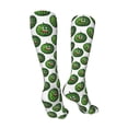 thumbnail image 3 of Bingfone Happy Watermelon Print Compression Socks for Women and Men Long Socks for Running Athletic Cycling Nurse, 3 of 8