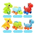 thumbnail image 2 of Didubuy Dinosaur Toys For 23 Year Old Kids, Easter Egg Stuffers, 6Pack Dinosaur Cars Windup Toys For Kids Party Favors,Birthday Party Supplies Favorsrandom Color, 2 of 3