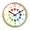 thumbnail image 1 of Silent Non Ticking Kids Wall Clock Battery Operated Colorful Decorative Clock For Children Bedroom GuanGuan, 1 of 5