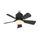 thumbnail image 3 of Ventilador de Techo Pequeño con Luz y Control Remoto | Bombilla Led Regulable de 3 Colores (3000K-6500K) para Base E26/E27 | Incluye Extensor de Casquillo | Ventilador de Techo Pequeño de Rosca, 3 of 7