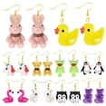 thumbnail image 2 of Pendiente de gota de resina para mujer, regalo divertido personalizado para niñas Dengxun unisex, 2 of 2