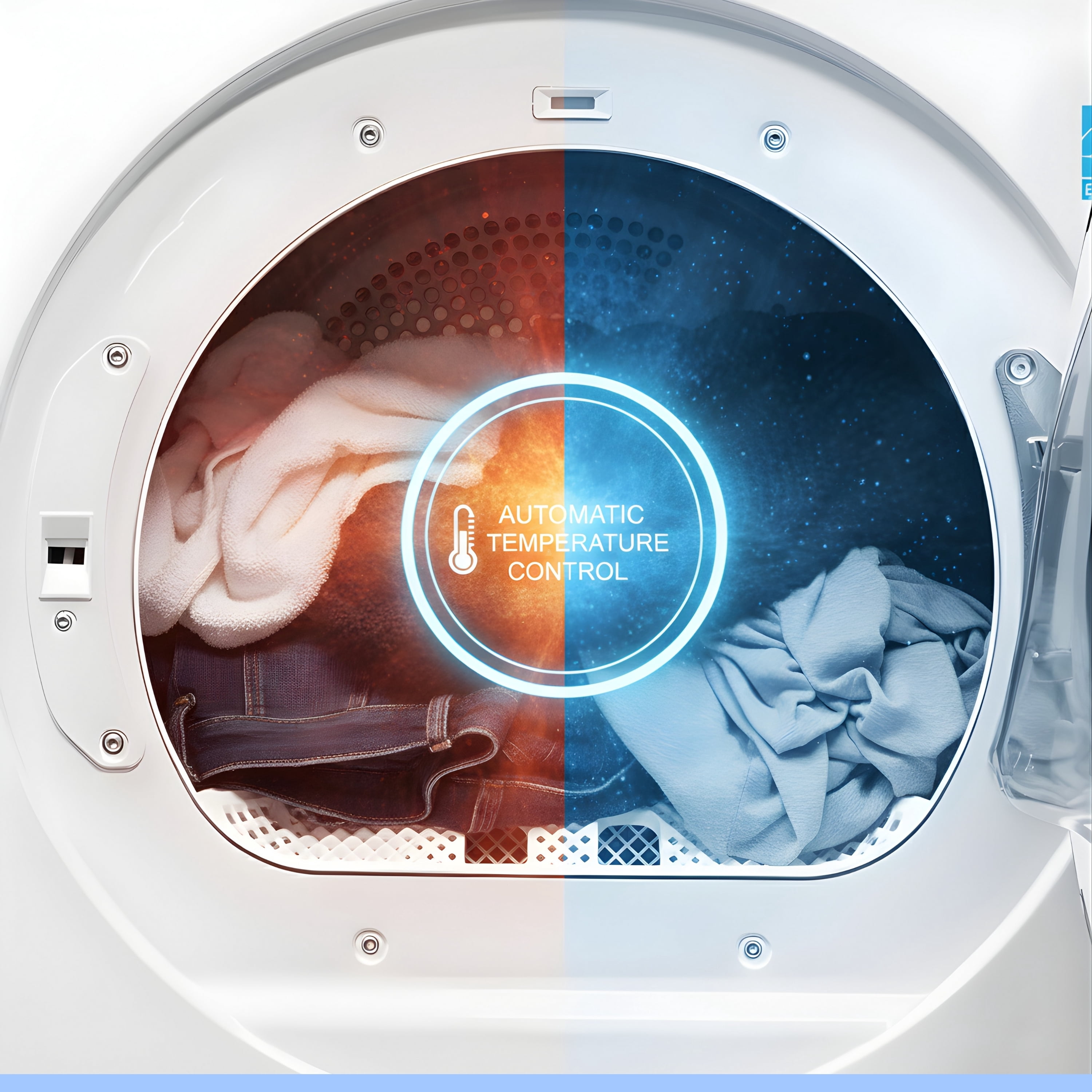 ConServ 4cf Dryer Condensing/Ventless Sanitize LED Display Rev. Door 220V EStar