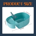 thumbnail image 2 of Kitchen Sink Drain Basket Swan Drain Rack Swan Shape Sink Basket Kitchen Triangular Sink Drain Filter Basket Shelf Storage Rack Sponge Holder Dish Drying Rack Kitchen Drainer,Dish Organizer,Stainless, 2 of 5
