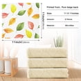 thumbnail image 6 of Yayeee 6 Pack Kitchen Dishcloths for Washing Dishes Soft Absorbent Microfiber Towels, Pink Colorful Leaves, 6 of 9