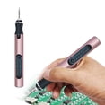 thumbnail image 1 of Engraving Pen Cordless Rotating Tool Rechargeable Engraving Pen Metal Wood Glass Jewelry Engraving Pen 3 Speed Adjustment Overheating P Rotection College Girls, 1 of 7
