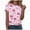Pink, variant on TOWED22 Halloween Shirts for Women Funny Halloween Ghost Tshirts Fall Spooky Pumpkin Gift Top(Pink,M)