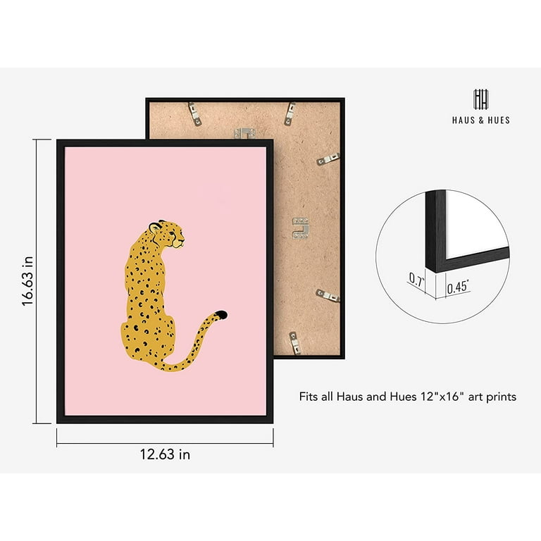 Pink Leopard Print Poster, Pink Animal Print Print