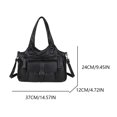 thumbnail image 2 of Bolso Hombro para Mujeres Con Bolsillo PU Cuero Gran Capacidad Color Sólido Vagabundo, 2 of 9