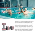 thumbnail image 3 of QualitChoice EVA Water Aerobics Dumbbell Aquatic Fitness Swimming Pool Exercise Accessory Dumbbells Training Fast Dry Gray red, 3 of 6