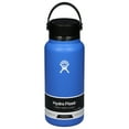 thumbnail image 2 of Hydro Flask Vacuum Insulated Stainless Steel Water Bottle Flask - Closeable Lid - Wide Mouth - 32 oz - Cascade, 2 of 2
