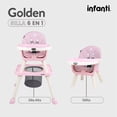 thumbnail image 5 of Silla alta 6 en 1 Infanti Hanna Golden Rosa, 5 of 5