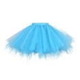 thumbnail image 2 of Riforla Women Christmas Dance Party Tulle Skirt Holiday Party TuTu Ballet Skirts Skirts for Women Trendy Blue_001 XL, 2 of 3