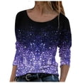 thumbnail image 1 of Tunique Décontractée à Manches Longues et Col Rond pour Femmes, Ample et Confortable, Blouse Vintage Imprimée Mode Automne, T-Shirts pour Dames A1, 1 of 7