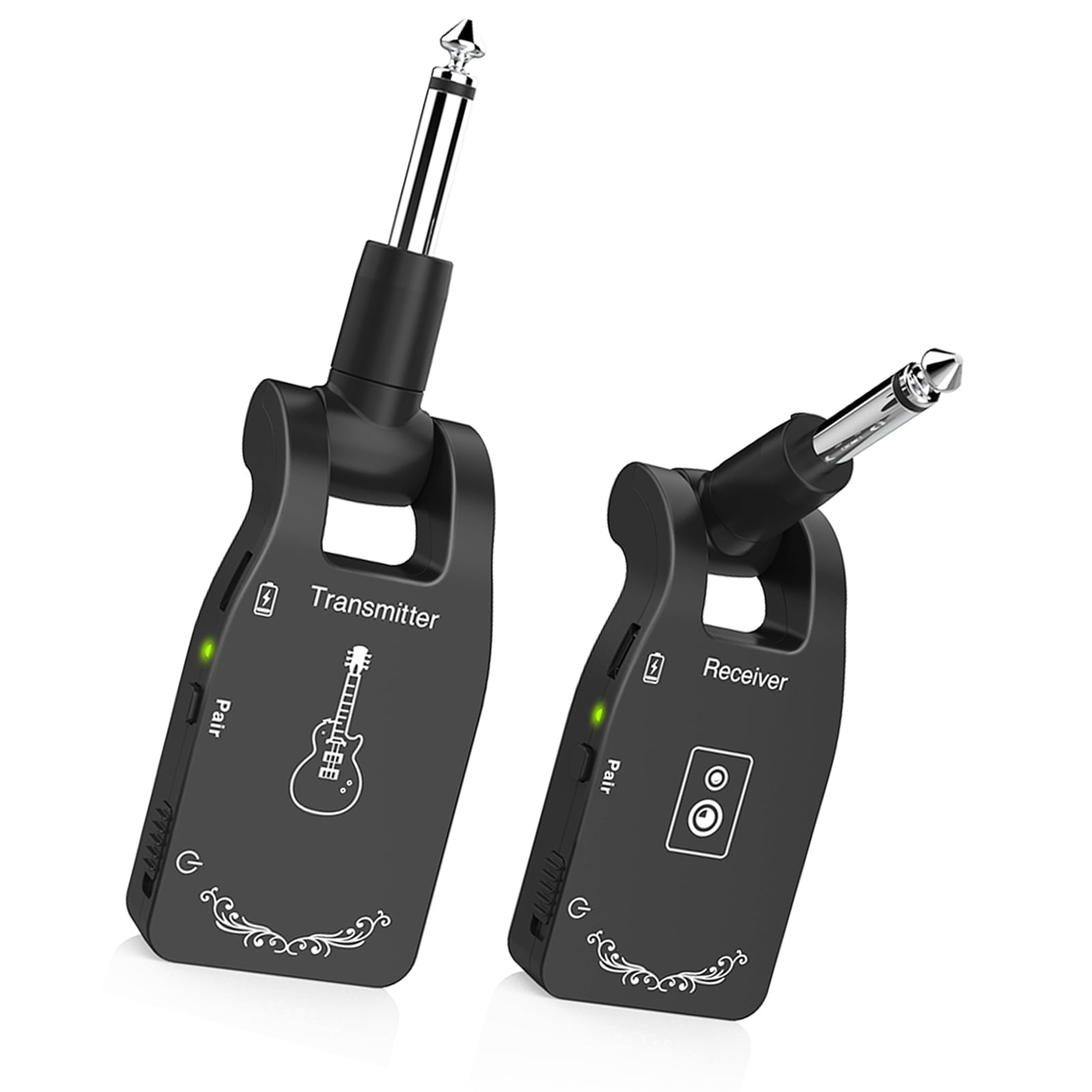 Wireless Guitar System 2.4G Rechargeable Channels Audio for Electric Guitar Bass - Walmart.com