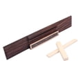 thumbnail image 4 of 1pc Rosewood Guitar Bridge& Nut Saddle for Acoustic Classical Guitar Muscial, 4 of 8