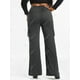 thumbnail image 4 of Pantalones de Pierna Ancha con Cintura Alta con Bolsillos en Talla Extra Rosegal Pantalones de talla grande, 4 of 5