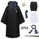 thumbnail image 2 of Uniforme escolar mágico para niños y adultos, disfraz de Slytherin, Ravenclaw, túnica, capa, suéter, bufanda, corbata, varita, disfraz de Halloween, 2 of 5