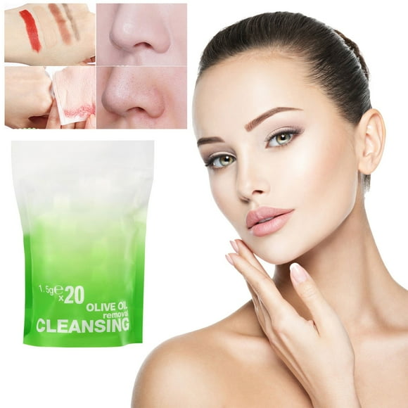 Pretty Beauty Fenty Beauty Awwp 20X Cleansing Oil 20Pcs Disposable Little Bottle Makeup Remover Oil for Deep Cleaning Moisturizing Gentle Makeup Remover and Non Stimulation 30Mlmulti-Color
