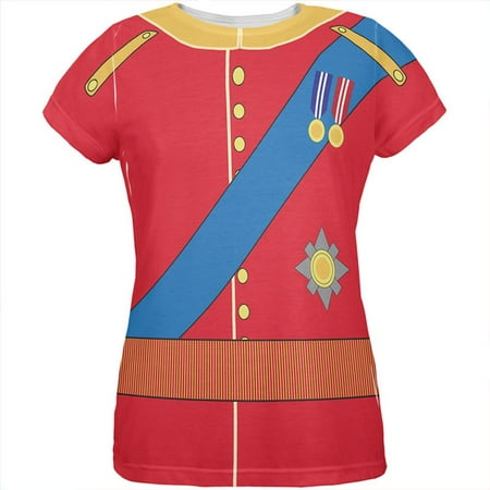 Halloween Prince Charming William Costume All Over Womens T Shirt Multi
