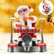 thumbnail image 3 of FELTECHELECTR Muñeco navideño de Papá Noel que baila y canta, con batería, musical y móvil, decoración navideña (tambor), 3 of 4