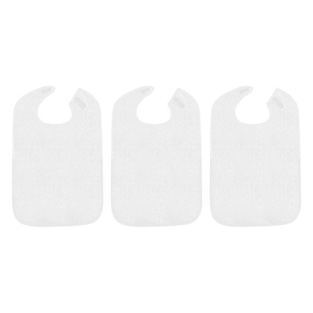 Baberos para adultos Jinwen 3 Piezas Ajustable Cómoda Lavable a Máquina