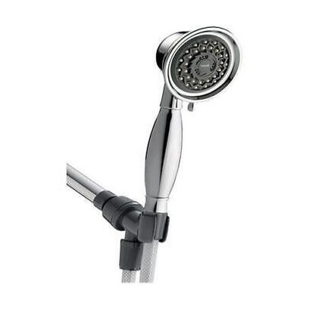 Waterpik PowerSpray Plus Chrome 3 settings Showerhead 1.8 gpm