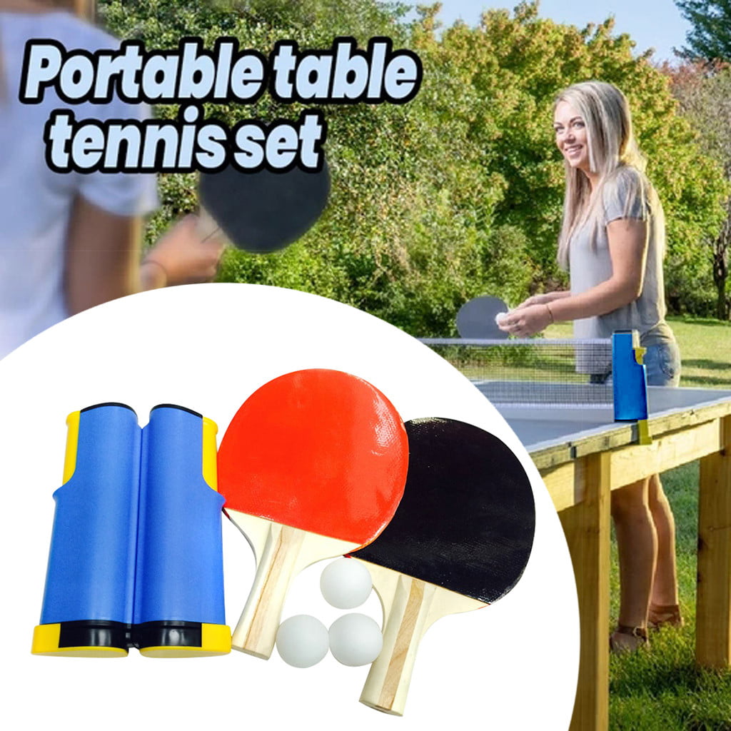 Games Retractable Table Tennis Ping Pong Portable Net Kit Replacement Set 