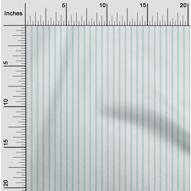 oneOone Tissu Jersey Viscose Rayures Verticales Imprimé Tissu BTY 60 Pouces de Large