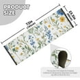 thumbnail image 5 of Yayeee Runner Rug for Bedroom 2'x6' Machine Washable Hallway Non Slip Mat, Blue Floral, 5 of 8