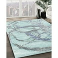 thumbnail image 3 of Ahgly Company Machine Washable Indoor Rectangle Contemporary PowderBlue Area Rugs, 8' x 12', 3 of 7