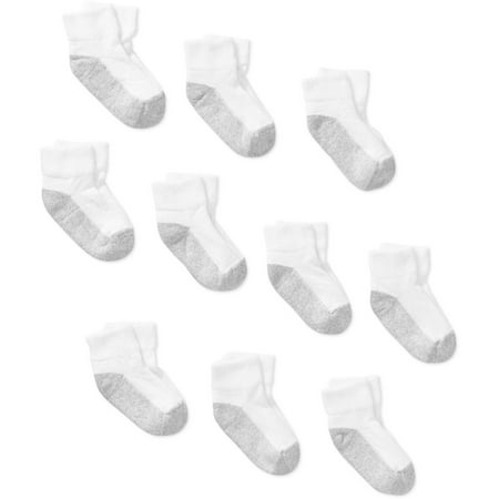 Garanimals Baby Boys or Baby Girls Ankle Socks, 10-Pack