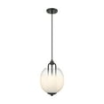 thumbnail image 4 of Innovations Lighting  Fall Brook - 3 Light 10" Cord Hung Pendant Matte White and Clear/Satin Nickel, 4 of 5