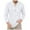 White, variant on Yghzkop Men's Stand Collar Sport Shirts Solid Color Long Sleeve Button Down Top Casual Athletic Wear Lightweight Breathable Fabric Golf Tennis Polo Style Minimalist Design