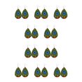 thumbnail image 2 of Sonducket Pendientes de gota de agua, accesorio de moda para mujer, accesorios de decoración de joyería, colgante para el cuerpo, pendiente de cuero para tipo 13 10piezas Sonducket CBP318250, 2 of 5