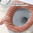 thumbnail image 4 of sruoe Toilet Seat Cover, Elongated Toilet Seat Cover, Oval Toilet Seat Cover,Bathroom Toilet Seat Cover, Toilet Seat Covers Washable for Winter and Autumn, 4 of 6
