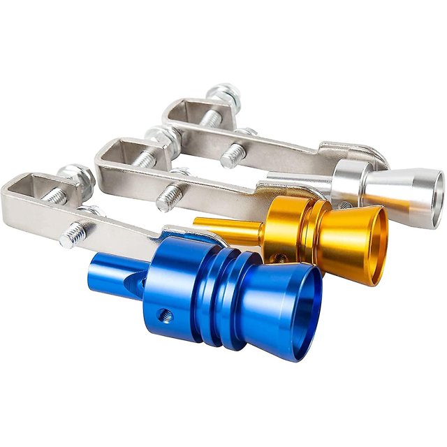 3 uds coche Turbo sonido Universal aluminio coche Turbo silbato silenciador tubo silbato coche rugido fabricante 3 tamaños