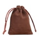 thumbnail image 1 of Qarigey Estuche para joyería Bolsos pequeños con cordón Embalaje Exhibición Goodies Regalos Almacenamiento para teléfonos móviles Ropa, zapatos y accesorios Miscelánea Café-8*10, 1 of 6