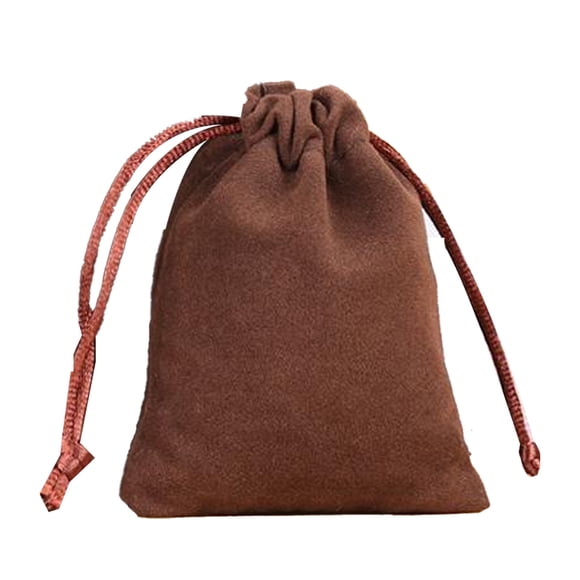 Sonducket Estuche para joyería Bolsos pequeños con cordón Embalaje Exhibición Goodies Regalos Almacenamiento para teléfonos móviles Ropa, zapatos y accesorios Miscelánea Café-8*10