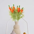thumbnail image 4 of HAMPPLIES 6Ud De Zanahorias Simuladas En Espuma Para Ambiente Festivo Y De Pascua, 4 of 6