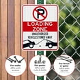 thumbnail image 4 of No Parking Symbol Sign, Loading Zone Sign,, 4 of 8