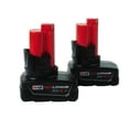 thumbnail image 3 of Milwaukee 48-11-2440 M12 4.0 Ah MAX Lithium Ion Battery Pack Two Pack, 3 of 4