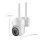 thumbnail image 4 of Cámara de vigilancia pequeña de 2MP Wifi, cámara Wifi HD para el hogar 5Ghz red remota al aire libre, monitor de seguridad de doble banda 5G Wifi 1080P cámara de alta definición para el hogar interior, 4 of 8