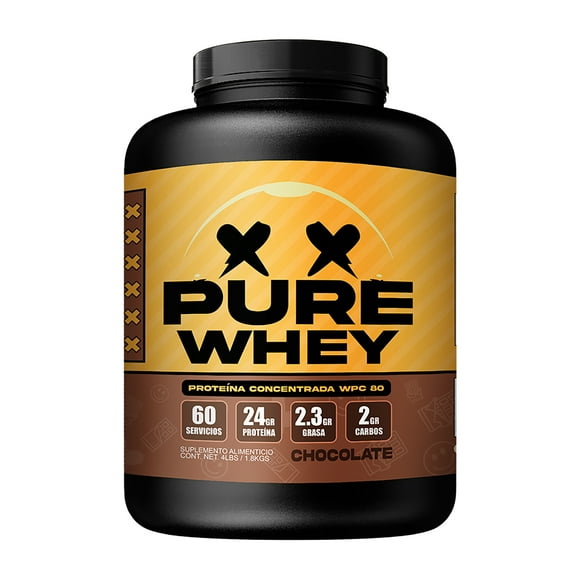 Pure Whey Proteina Sabor Chocolate 4 lb Smile Labz