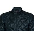 thumbnail image 4 of Mens Black Puffer Leather Biker Jacket - Tilbury, 4 of 5