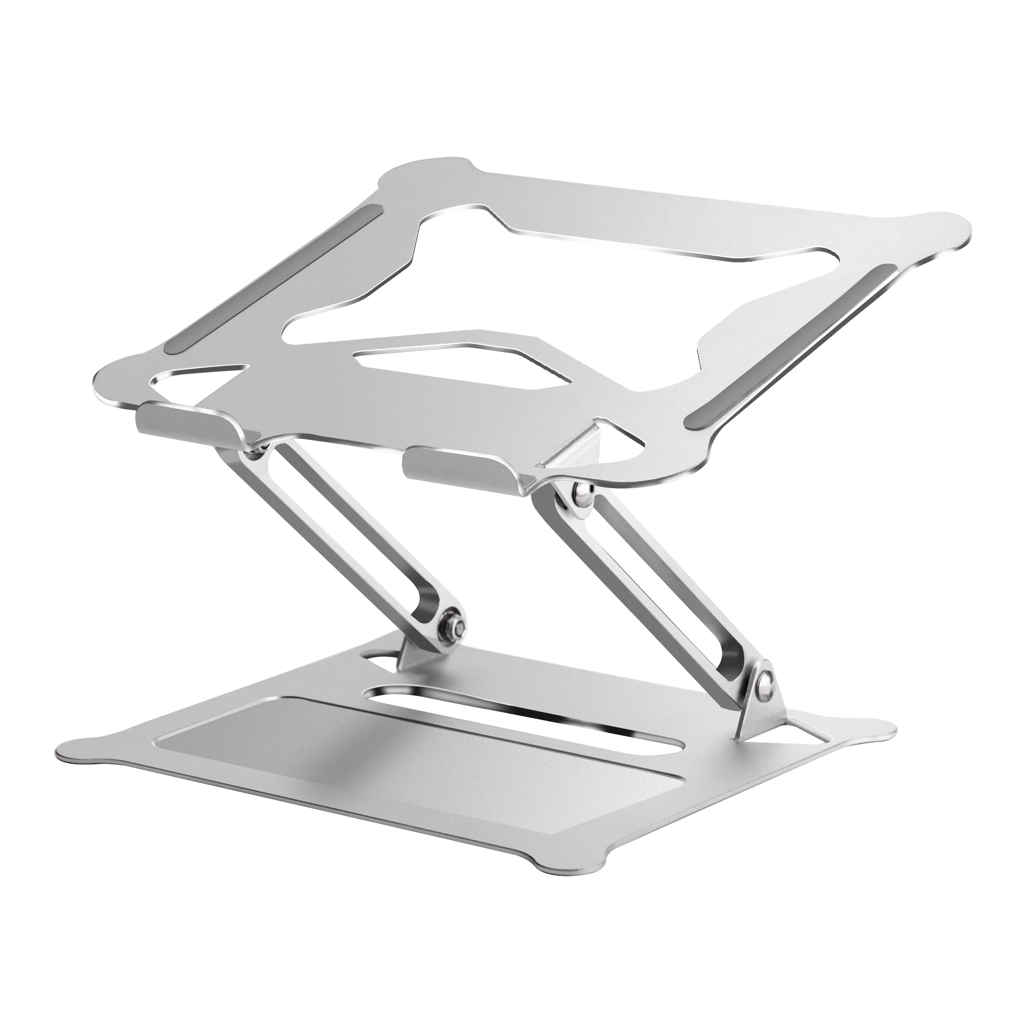 Auledio Adjustable Laptop Stand Desk with HeatVent, Silver