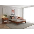 thumbnail image 3 of Bme Full Size | Dinkee Signature Wooden Bed Frame Without Headboard, Acacia Wood, Caramel, 3 of 5