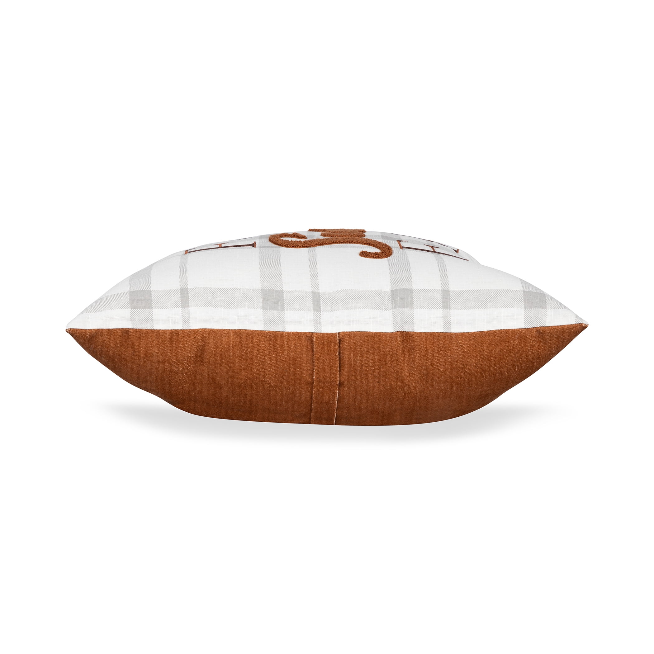 Better Homes & Gardens Fall Sweet Fall Outdoor Throw Pillow, 20" x 20" Square, Multi-Color Plaid