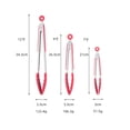 thumbnail image 2 of Silicone Food Clip 7 Inch 9 Inch 12 Inch Food Clip Non-Slip Barbecue Clip Steak Clip Bread Clip, 2 of 7